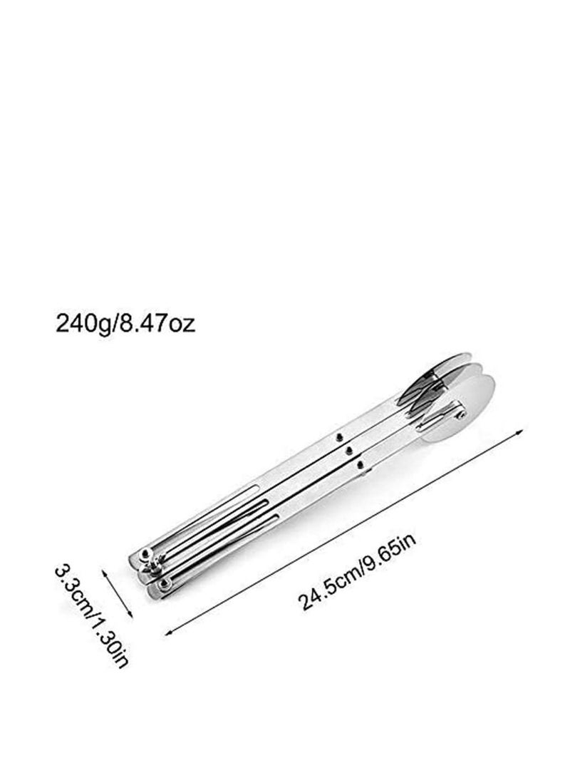 NIBEMINENT Pizza Cutter 3 Wheel Stainless Telescopic Slicer, Expandable Slicer Baking Multi-Round Pastry Knife for Pies Waffles Dough Cookies - Image 4