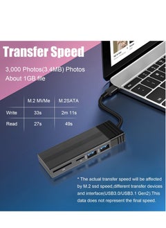SYOSI موزع USB - موزع متعدد المنافذ USB محول موزع USB 3.0 متعدد المنافذ لنقل البيانات بسرعة لأجهزة الكمبيوتر المحمولة، ماك بوك، الطابعة، PS4، الكمبيوتر الشخصي، محرك أقراص فلاش، القرص الصلب المحمول (0.5 قدم/0.15 متر)  - Image 5