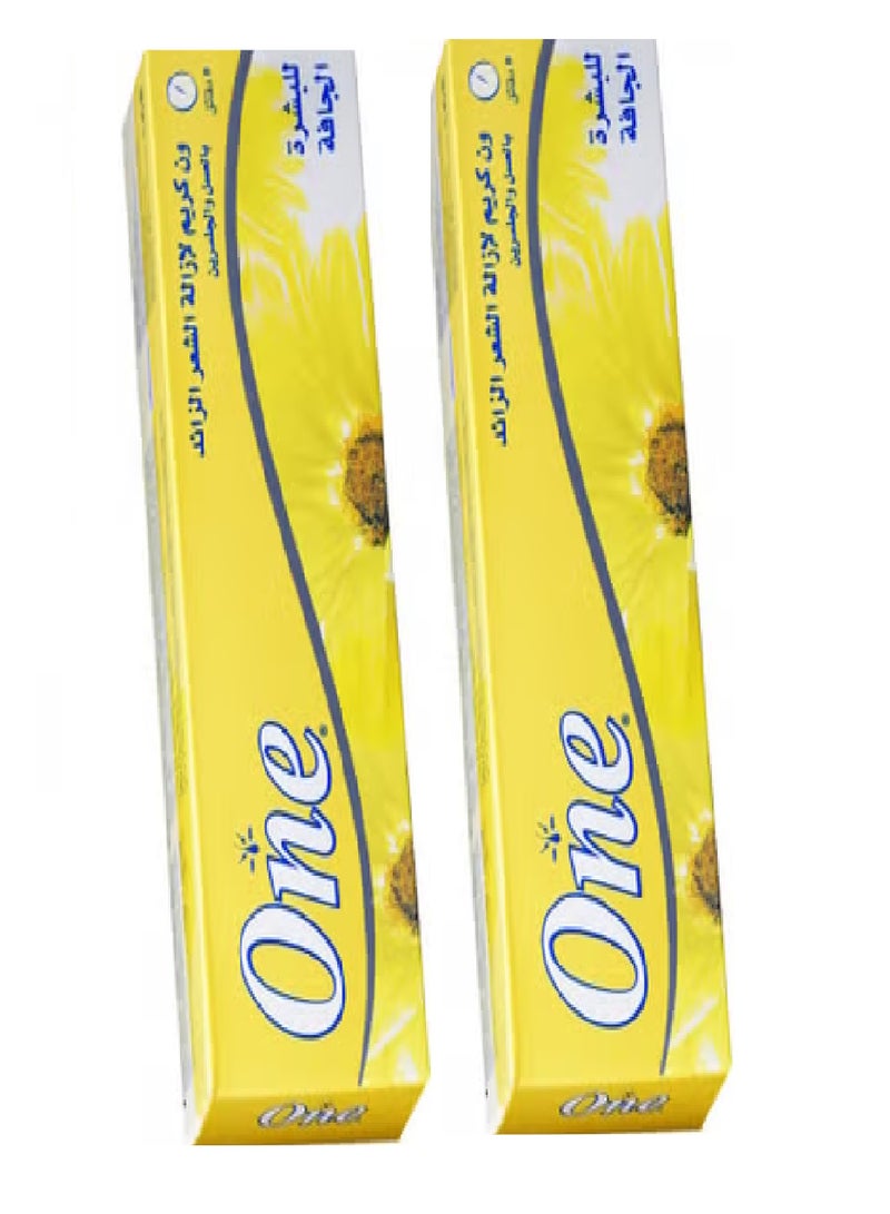 One Two Pieces Of Hair Removal Cream With Honey And Glycerin For Dry Skin 2X140 ml - Image 1