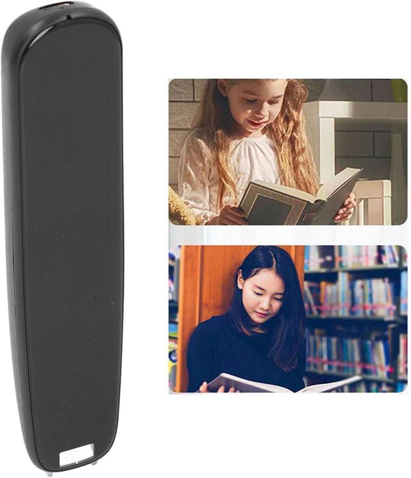 Portable Translation Pen, Digital Translation Pen Scanner, Scanning Translation Pen, Multiple Languages Digital Translator Dictionary Pen (Black) - Image 1