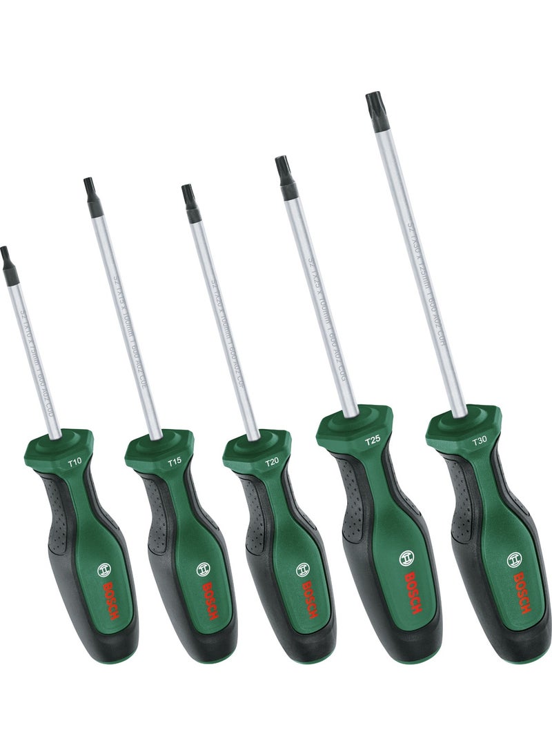 BOSCH Torx Screwdriver Set 5 Pieces  - Image 1