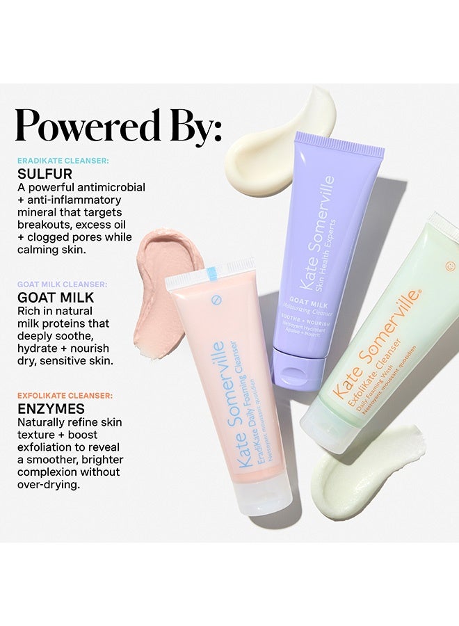 Kate Somerville Pore-fect Holiday Trio Kit | 3-Piece Pore-Clearing Set with Detox Mask, Clarifying Toner & Hydrating Treatment | Smooths Texture, Minimizes Pores & Balances Skin | Holiday Exclusive - Image 3