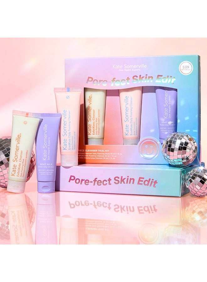 Kate Somerville Pore-fect Holiday Trio Kit | 3-Piece Pore-Clearing Set with Detox Mask, Clarifying Toner & Hydrating Treatment | Smooths Texture, Minimizes Pores & Balances Skin | Holiday Exclusive - Image 5