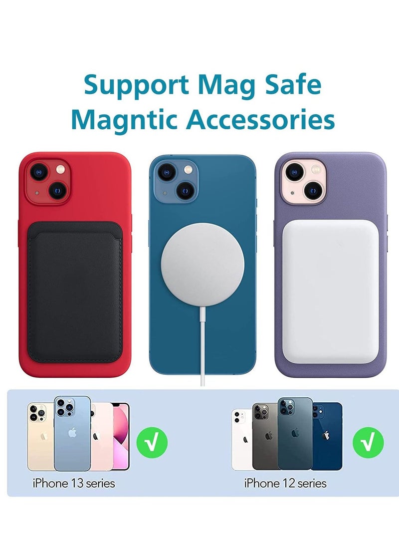 SYOSI - 2 Pcs Phone Magnetic Ring, Compatible with Magsafe Wireless Charger for iPhone 13/ 13 Pro/ Mini/ Pro Max/ 12 and Huawei Receiver Car Metal Ring Sticker - Image 1