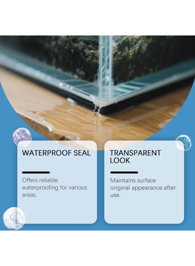 Transparent Sealing Waterproof Adhesive - Home Tile Gap Filler, Indoor and Outdoor Leak Repair Coating - Image 5