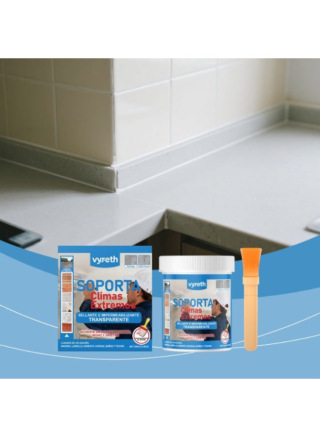 Transparent Sealing Waterproof Adhesive - Home Tile Gap Filler, Indoor and Outdoor Leak Repair Coating - Image 1