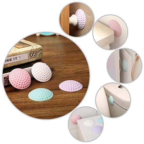 Kolorfish Rubber Wall Protector Door Knob (Purple) - Set of 3 - Image 3