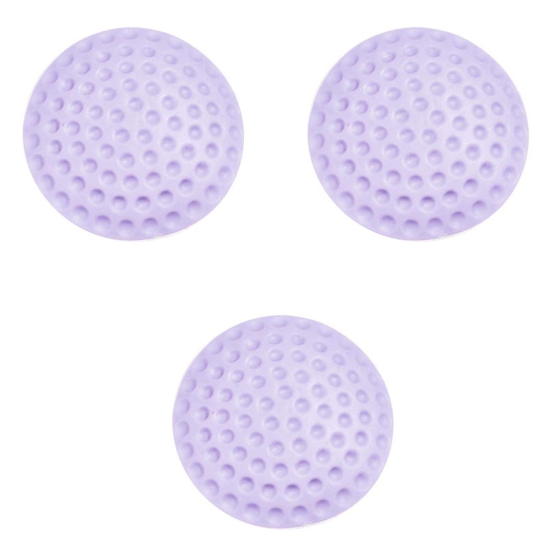 Kolorfish Rubber Wall Protector Door Knob (Purple) - Set of 3 - Image 1