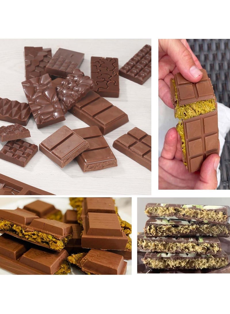 1-Piece Luxury Silicone Chocolate Mold – Great for Dubai Pistachio & Homemade Chocolates  - Image 4
