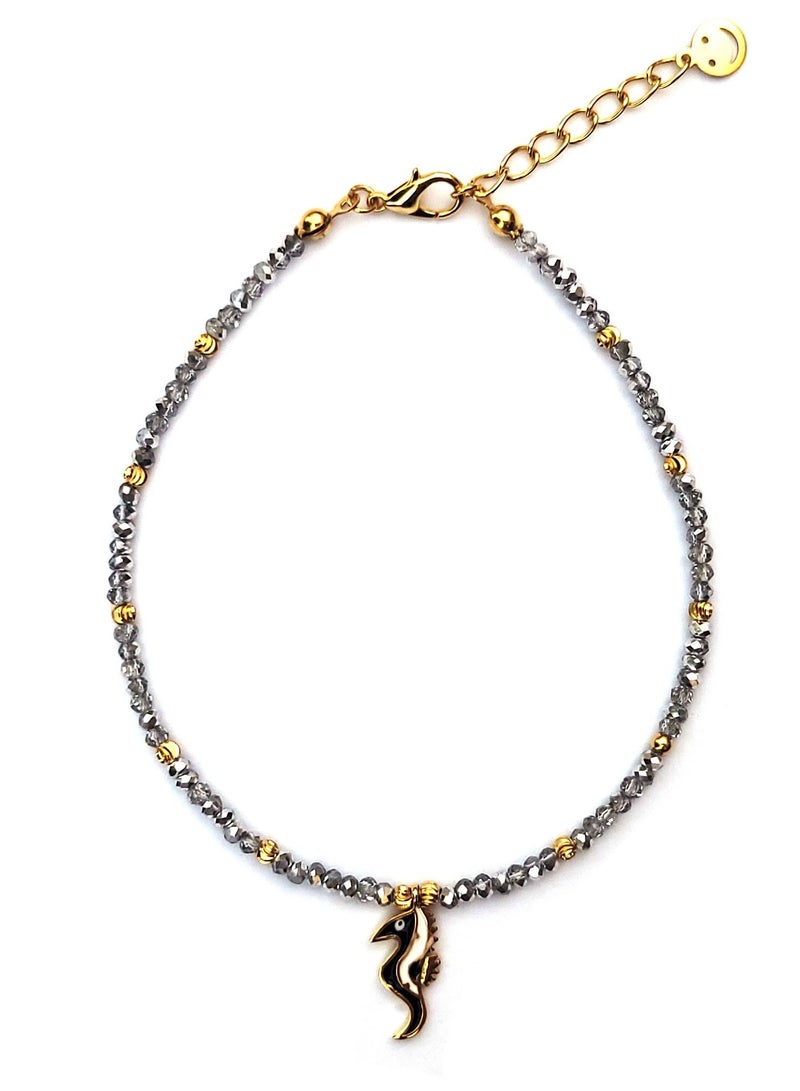 Alwan Long Size Anklet For Women With Seahorse - Image 2