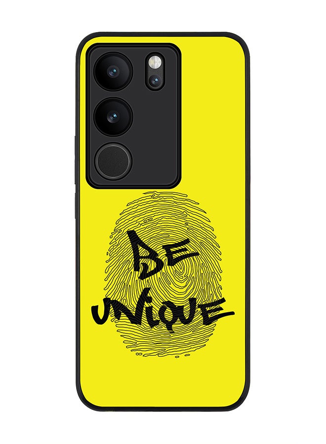 Stylizedd حافظة حواف سوداء متينة لهاتف Vivo V29 / Vivo V29 Pro / Vivo S17، حافظة مرنة رقيقة من مطاط TPU مقاومة للصدمات - كن فريدًا - Image 1