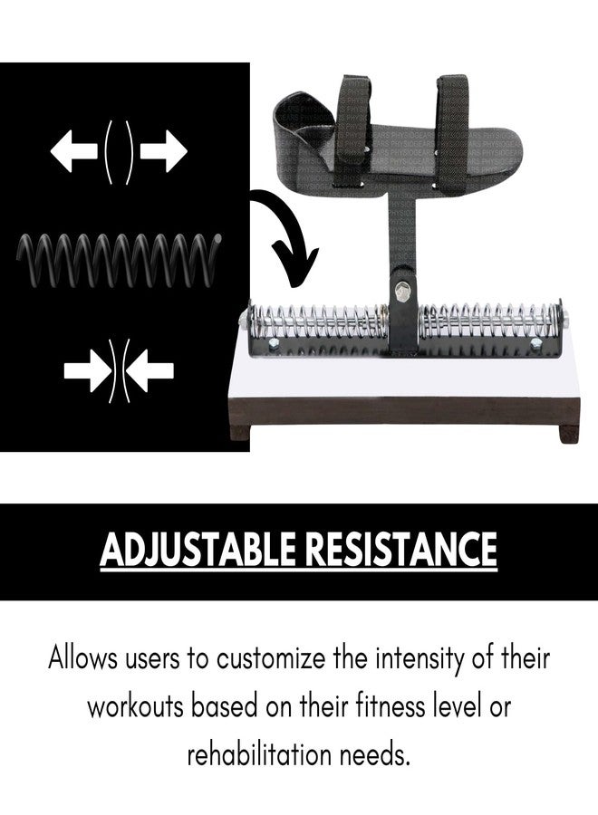 Physiogears Ankle and Heel Exerciser Physiotherapy Equipment for Physiotherapy Use (Ankle Wooden) - Image 5
