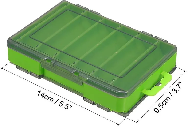 Shufa Lure Box Double Sided Lrf Bait Box 85MM - Green