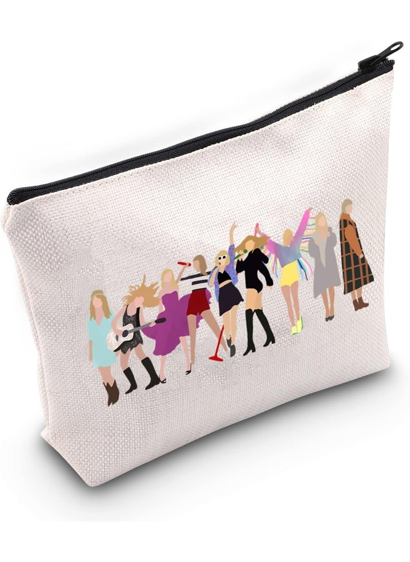 TOBGBE TOBGBE Album Inspired Gift Let Us enjoy Sing Song Makeup Bag Music Lover Gift (Sing Happier Bag) 