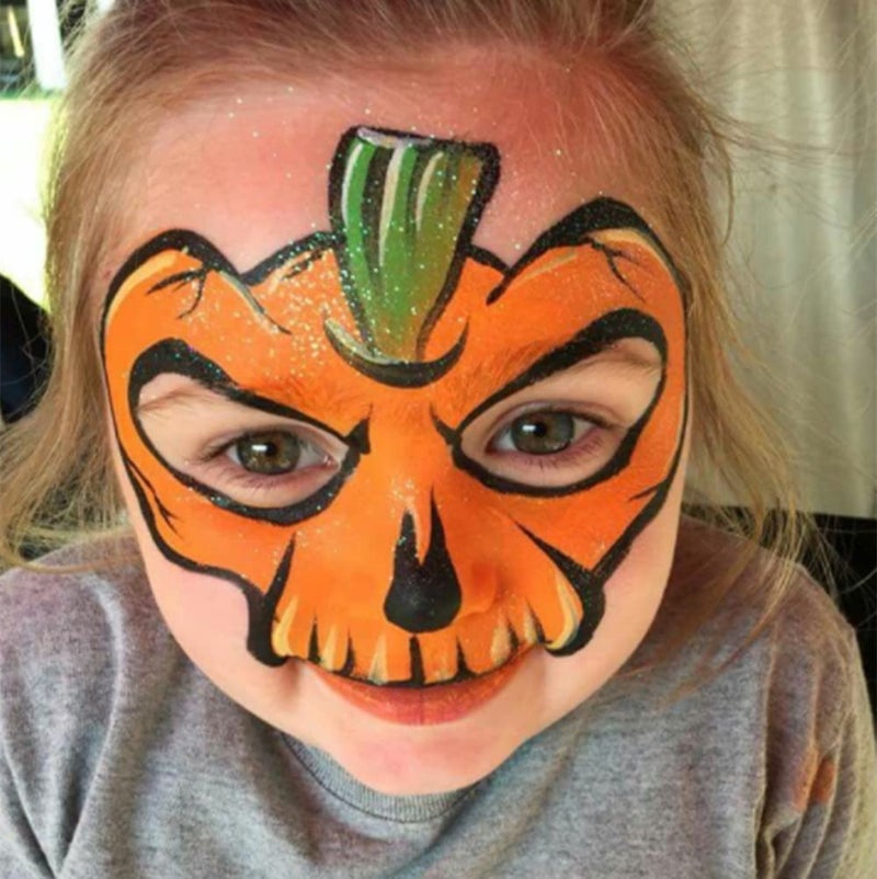 Mysense Neon Orange Face Body Paint Stick, Orange Eye Black Stick Baseball Softball Football, Cream Blendable Facepaint for Halloween Costume SFX Pumpkin Tiger Cosplay Makeup - Image 5