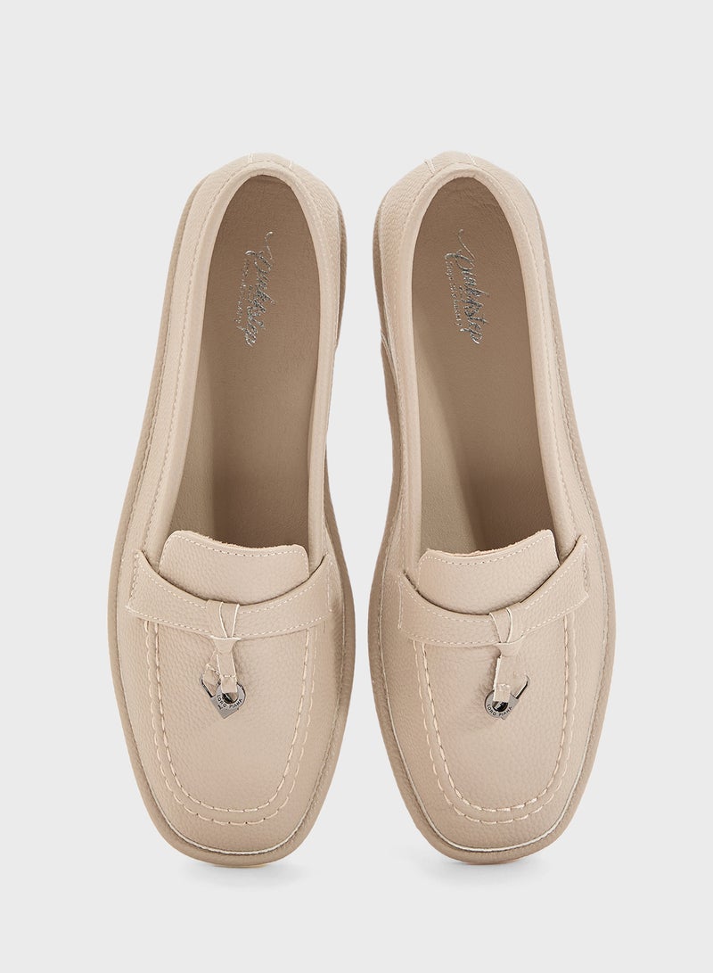 Pink Step Casual Flat Loafer  - Image 4