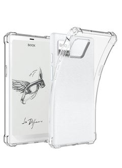 Clear Case Compatible with Onyx BOOX P6 (6.13 inch), Transparent Anti-yellowing E-ink E-Paper eBook Case, Anti-fall Airbag TPU Soft Protective Cover