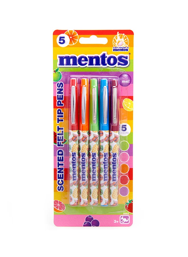 Mentos قلم ذو طرف لباد معطر 5 قيراط - Image 1