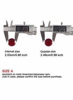 Y&D Car Cigarette Lighter Plug Cover Aluminum for Eject Fire Missile Fits Most Automotive Vehicles Boats with Standard 12 Volt Power Source Dustproof Port Outlet (Red 2)  - Image 5