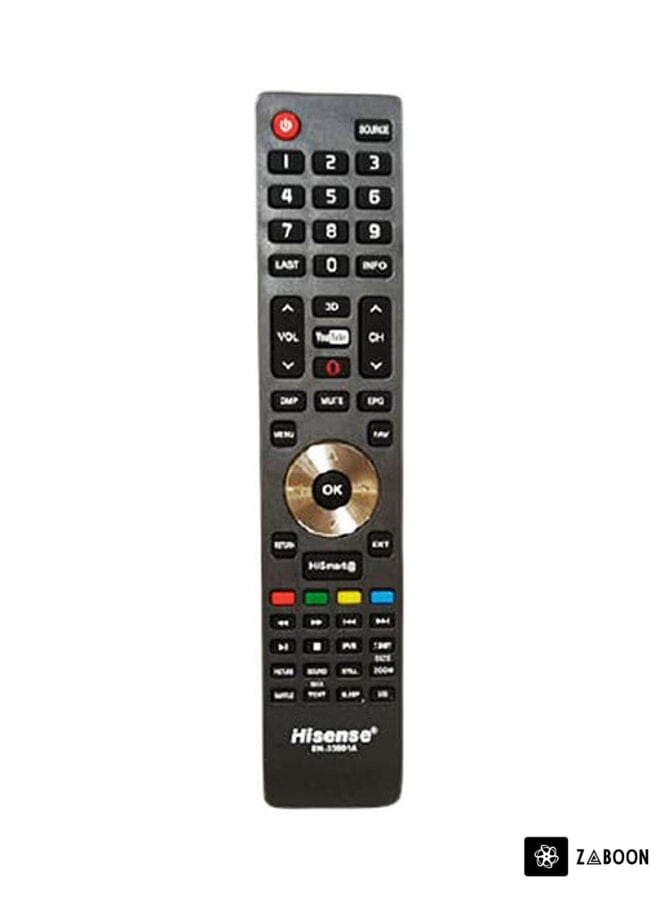 Zaboon Remote Control For Hisense Smart 3D Screen Black
