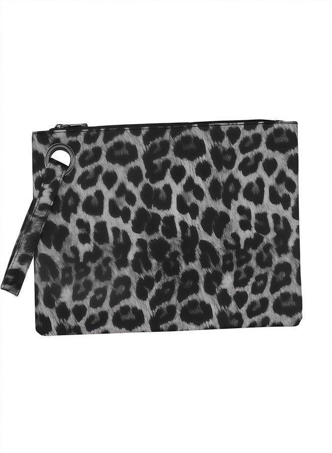 Suillty Women's Oversized Snakeskin Cow Print Clutch Envelope Bag Messenger Handbag Tote Wristlet Bag - Image 3