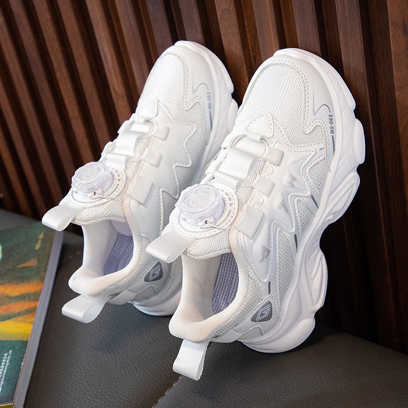 Chinese Brand Joint Children'S Shoes Girls 2024 Girls Mesh Breathable Children'S White Shoes Sneaker - Image 4