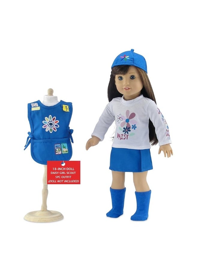 Emily Rose Emily Rose 18 Inch Doll Clothes | 18" Doll Daisy Girl Scout-Inspired 5 Piece Doll Clothing Uniform, Including Tunic with Embroidered Patches! | Gift Boxed!  - Image 1