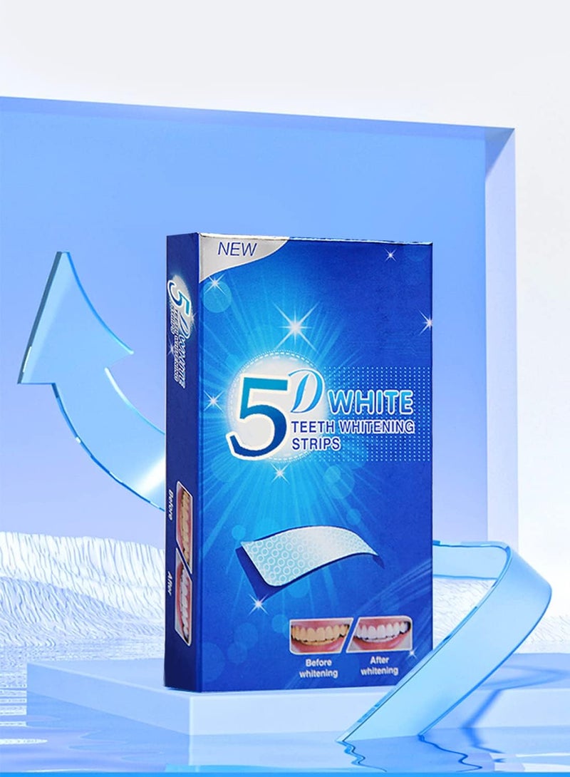 5D White Teeth Whitening Strips Advanced Fast Effective 3 Days Signific... - Image 4