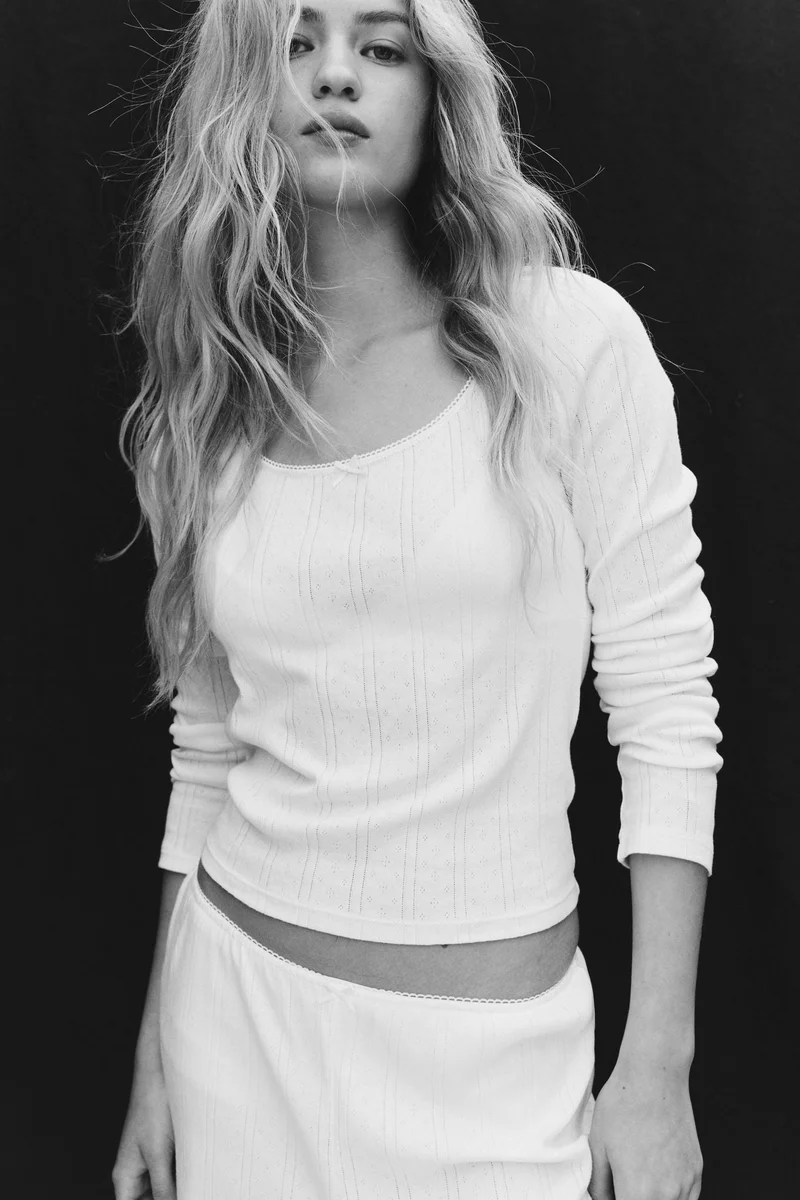 H&M Cotton pointelle pyjamas