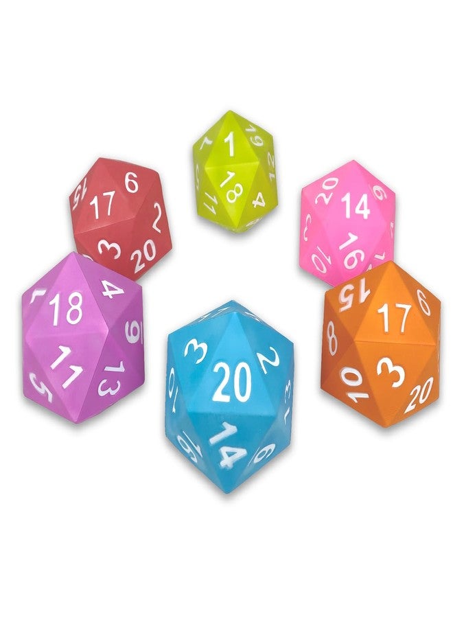 KESS Giant D20 Foam Dice: Oversized 20-Sided Dice for RPG and Collectors - 6 Vibrant Colors, Perfect for Outdoor Fun in Backyard, Pool, Beach. Ages 6+ (Purple) - Image 3