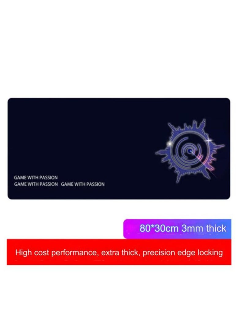 Jingke Oversized 31.5 x 11.8 x 0.12 inch Gaming Mouse Pad, Thickened, Precision Lock Edge, Black Eye In The Sky - Image 2