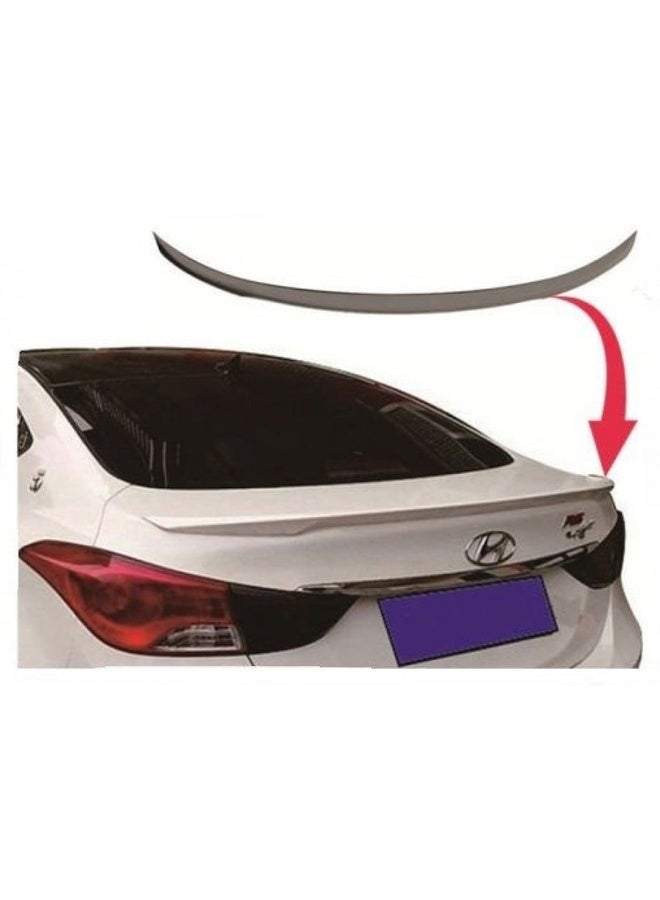 Generic Hyundai Elantra spoiler 2012 2013 2014 2015 white 