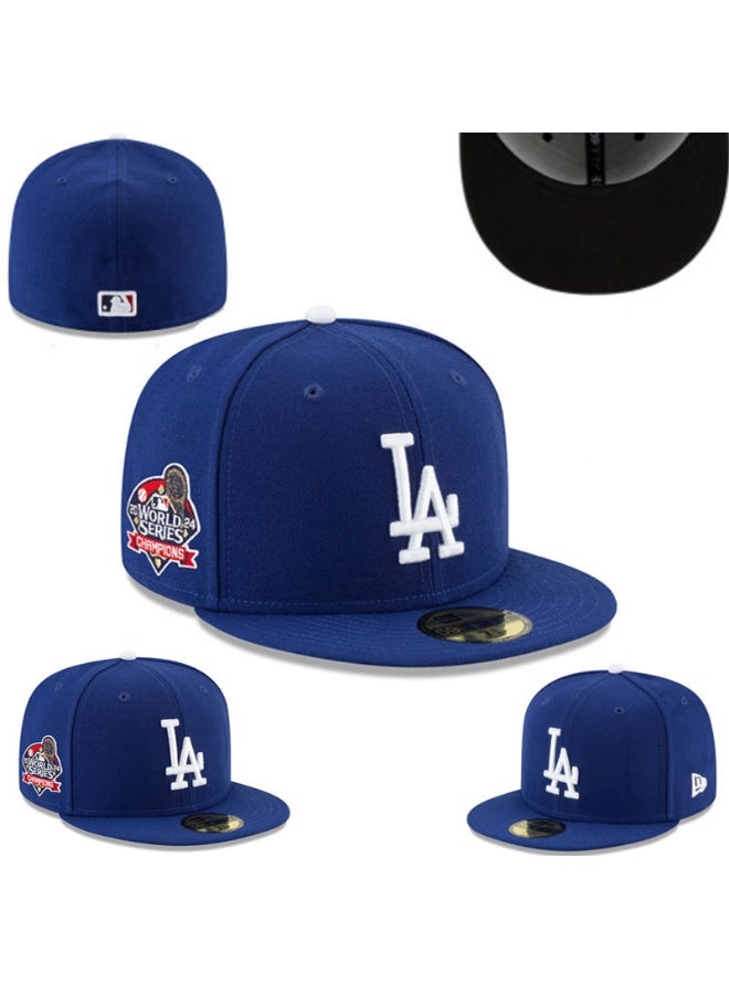 New Era Los Angeles Dodgers 2020 World Series Champions Royal Blue Fitted Hat (LA Logo Patch) 558SIZE