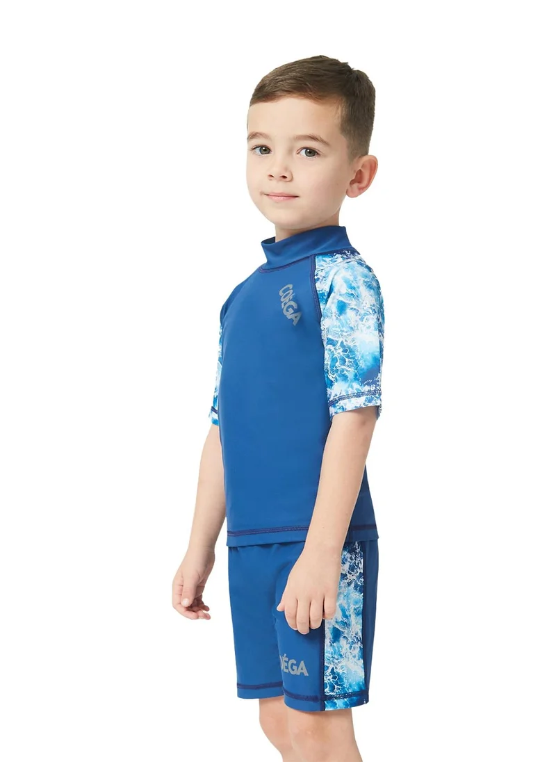 COEGA SUNWEAR COEGA Boys Kids Two Piece Suit - Navy Waves