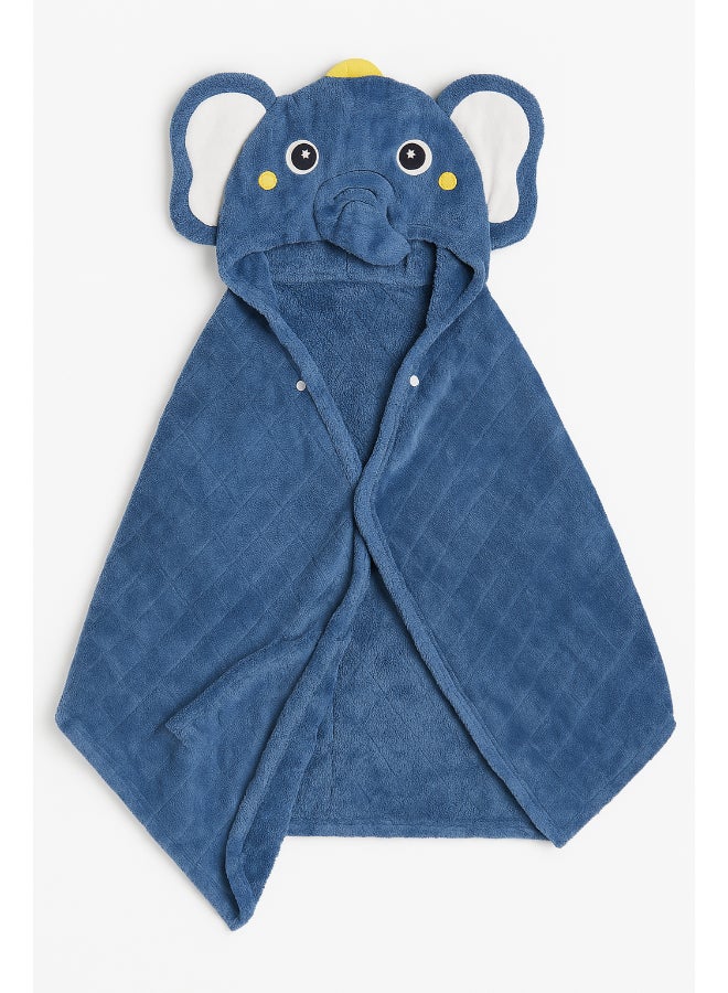 كايندر فالي منشفة على شكل عباءة بغطاء للرأس - فيل - Image 3