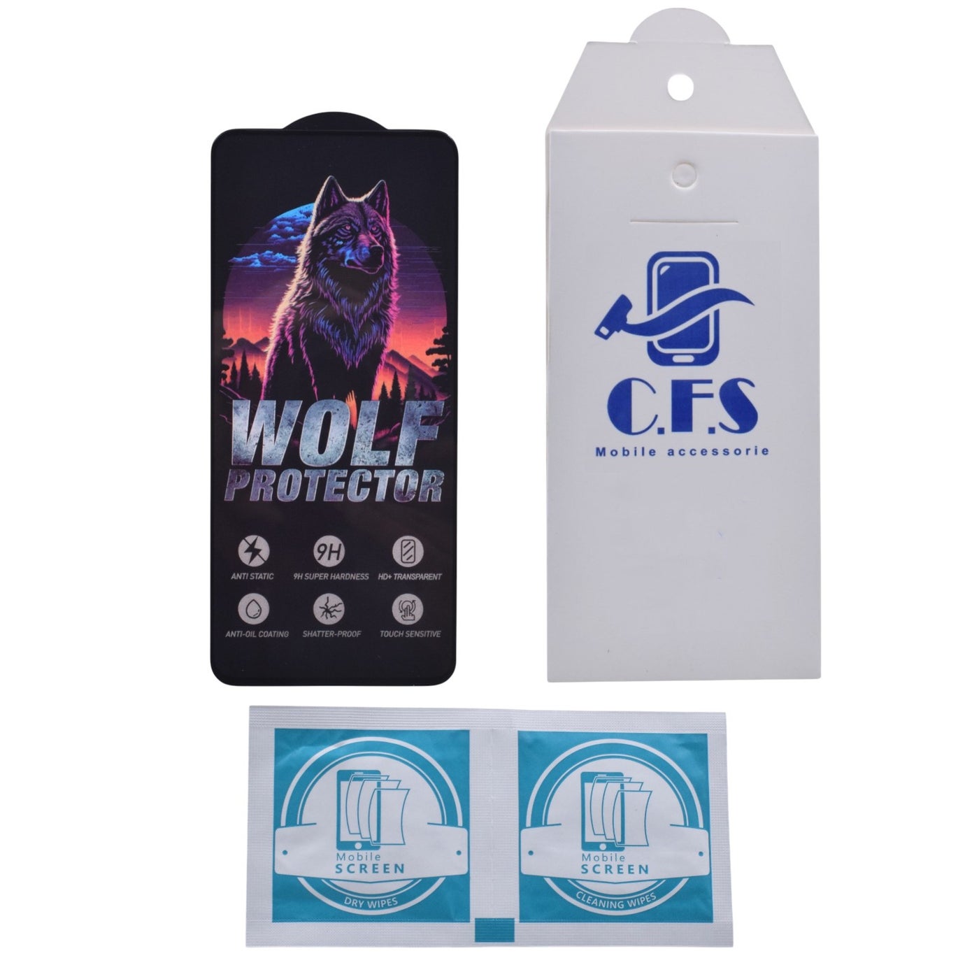 wolf Wolf Glass Screen Protector For OPPO A54 Z564B55D389D3F015E4BFZ