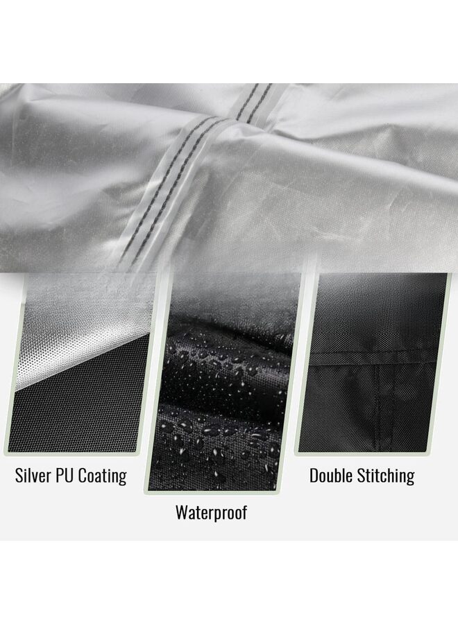 Golf Cart Cover 2/4/6 Passenger, Water-proof Golf Club Car Rain Covers 2/4 Passenger, Outdoor Protective Golf Cart Covers, Golf Cart Enclosure Accessories(245) - Image 2