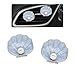 ORIESSE 2pcs Seashell Air Vent Clips Car Air Freshener Scallop Beach Ocean Themed Car Interior Decor for Women Light Blue Car Accessories Refillable Diffuser - Image 2