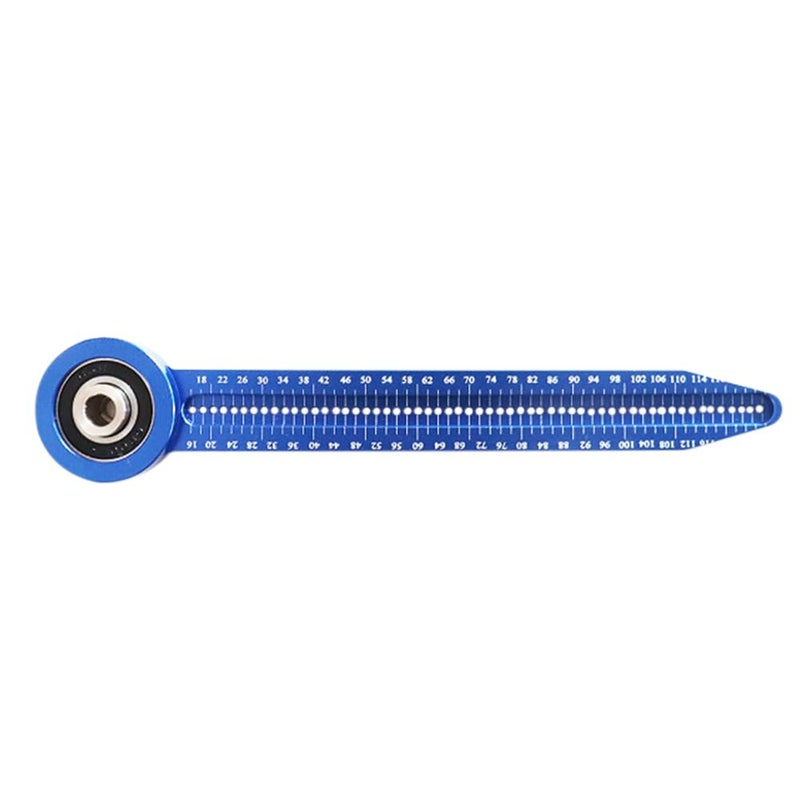 NULYLU High Precision Aluminum Compass Circle Ruler Marking Gauge Hole Ruler Woodworking Tool - Image 2