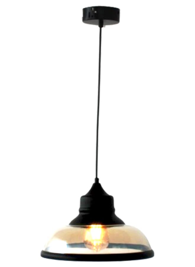 Best Power Modern Pendant Lamp Glass 4436-1 – Hanging Ceiling Light with Adjustable 190cm Cord, E27 Bulb Socket (Bulb Not Included) for Living Room, Dining Room, Kitchen & Bedroom  - Image 2