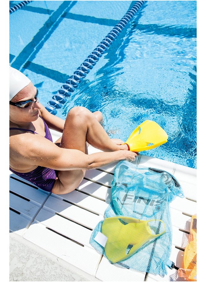 FINIS Mesh Gear Bag Mesh Swim Bag For Swim Gear And Accessories Pool Bag To Hold Goggles Swim Fins And Snorkels Red  - Image 5
