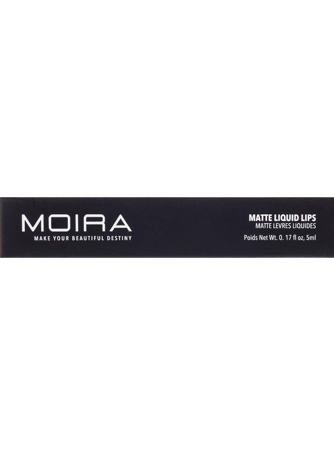 moira Matte Liquid Lips ( 001, Royal ) - Image 2