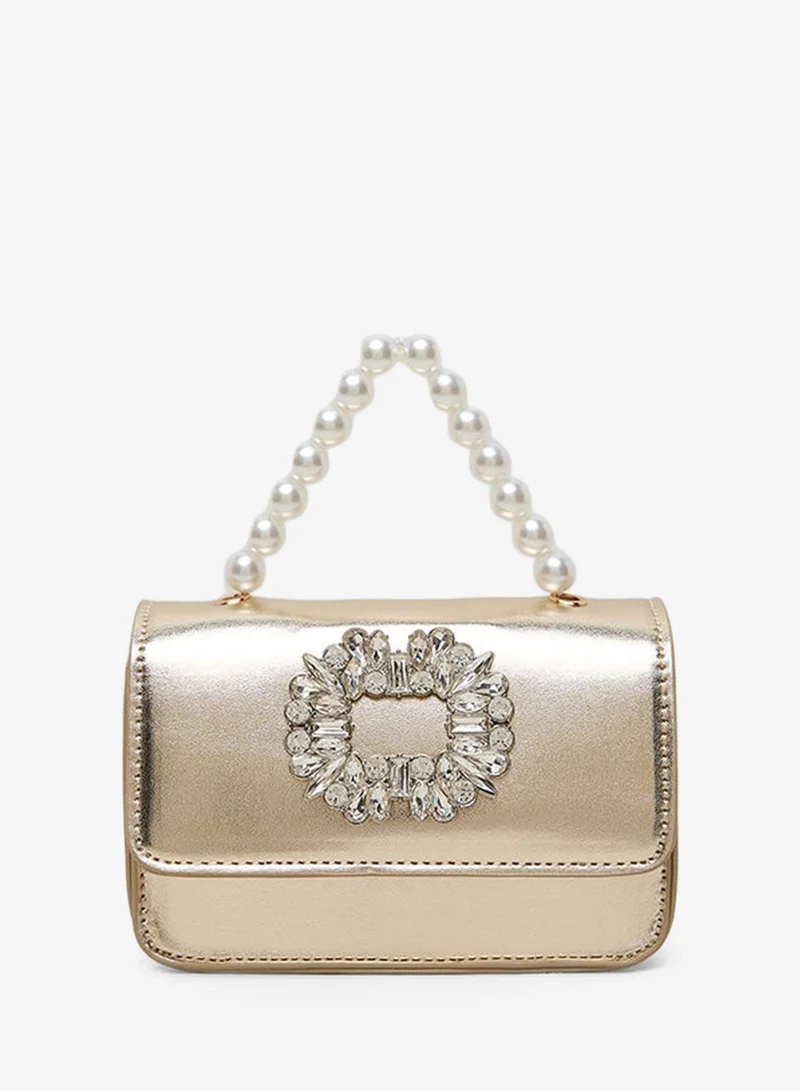 أر أند بي Brooch Top Handle Bag