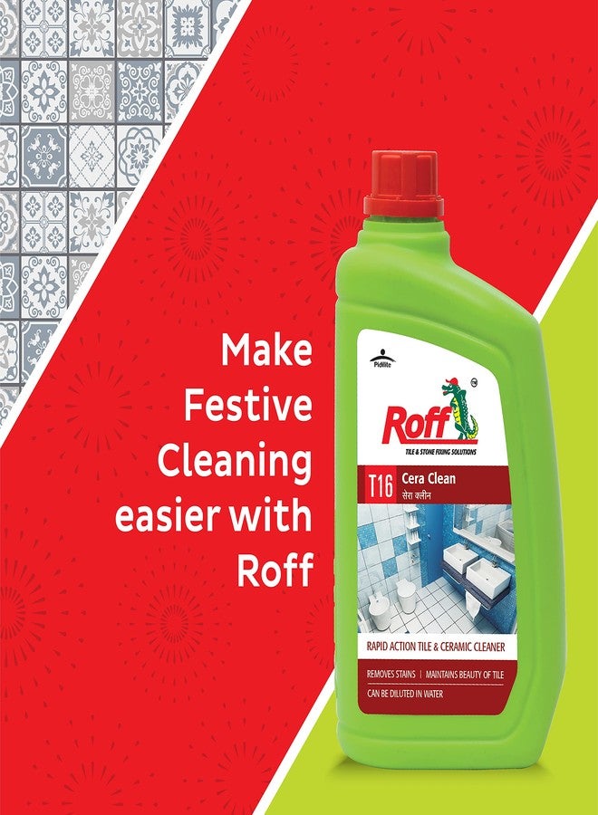Roff Cera Tile Cleaner, Floor Tile and Ceramic Cleaner, Concentrated Liquid for Tough Stains,Multi-surface Floor and Tile Cleaner 500 ml-(Roff 32628),Roff T16-9 - Image 4