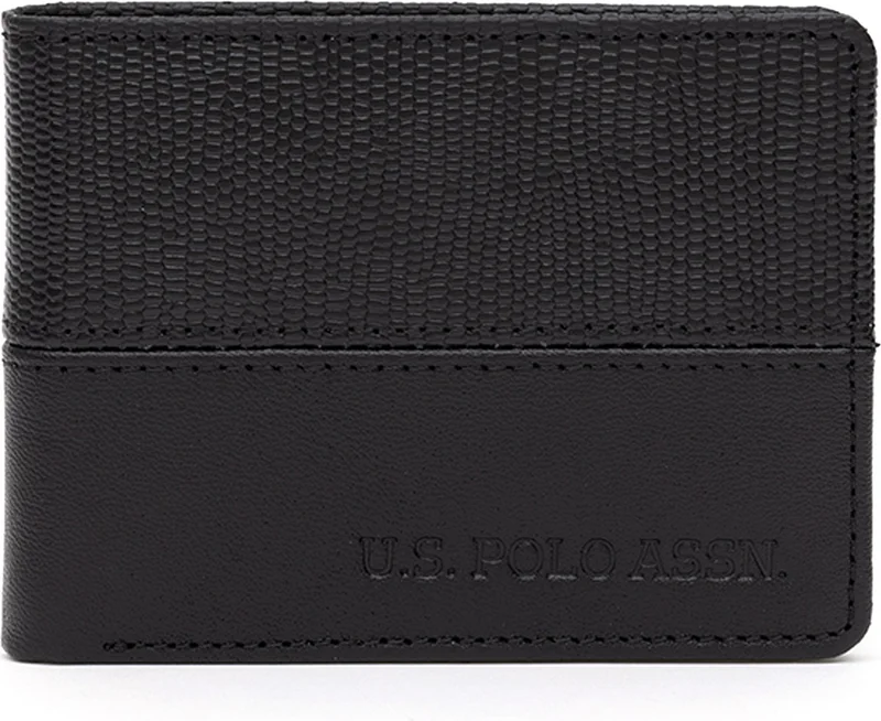 U.S. Polo Assn. Men's Black Wallet 50294890-VR046