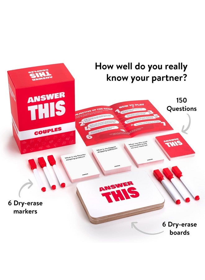 The World Game Answer This - Couples Games - How Well Do You Know Your Partner? - Relationship & Conversation Card Game For Date Night Or A Party - Cool Anniversary & Valentine Gift Idea - Image 2