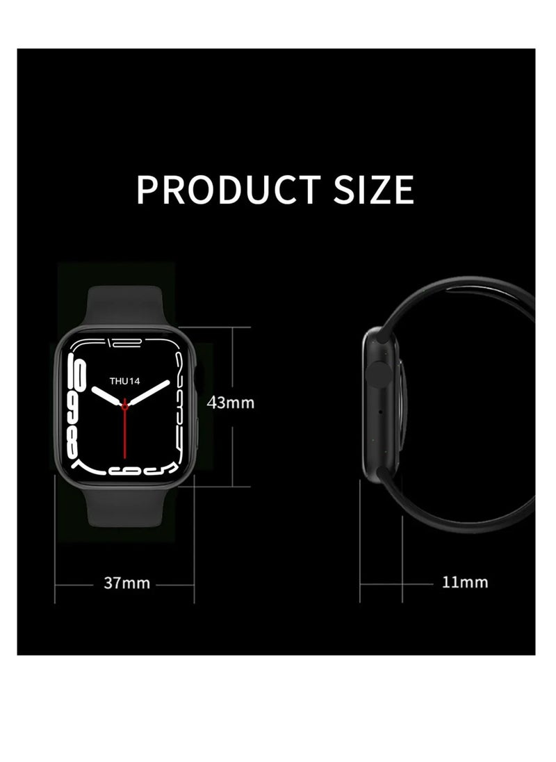 WS - Smart Watch WS93 Max Series 9 Full Screen with Health Fitness Tracker 45 mmBlack - Image 1