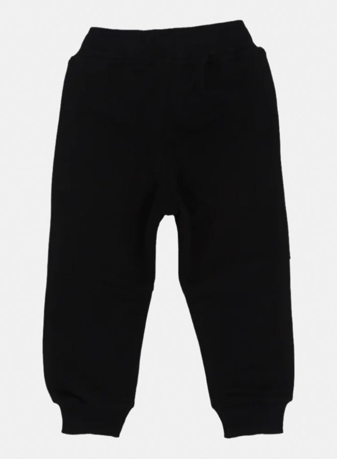 اوركيدز بنطلون رياضي قطن سادة للأطفال – أسود - Image 2