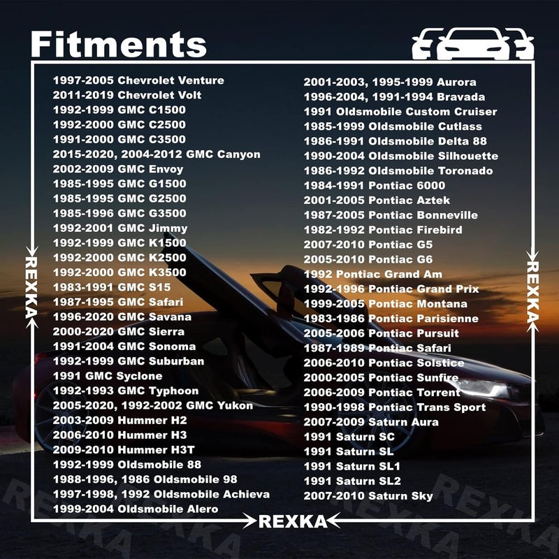 Rexka 50 pcs Nylon License Plate Nuts - Image 4