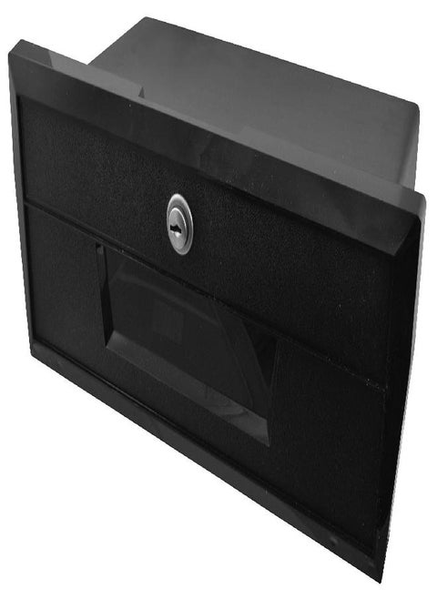 2638-1 Standard Lightweight Lockable Replacement Boat Glove Box With Keys, One Size